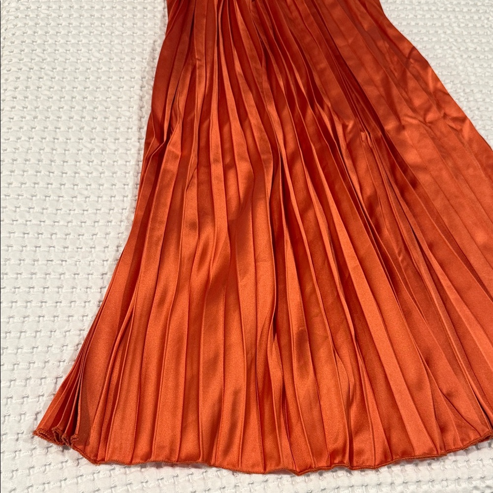 Amazon Orange Midi Dress - Picture 9 of 14